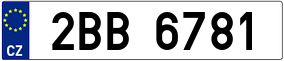 Truck License Plate